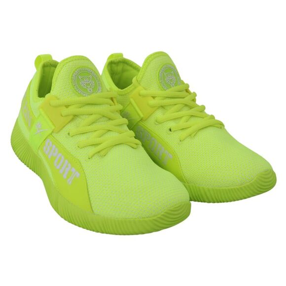Plein Sport MS110 Neon Yellow Sneakers Men Yellow